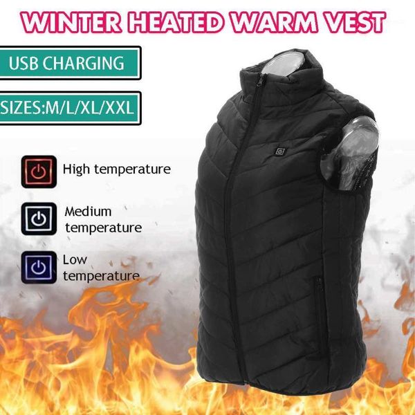 

m//xl/xxl usb electric heated vest warm winter heating vest coat jacket backpacking camping hiking vests outdoor travel cloth1, Gray;blue