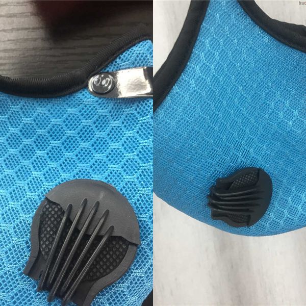 

anti-pollution anti-dust activated sport mask carbon pm2.5 filter effect mtb bike cycling face