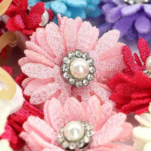 

20pcs/lot christmas halloween dog hair bows for puppy yorkshirk small dog hair accessories grooming bows rubber bands bbyhep