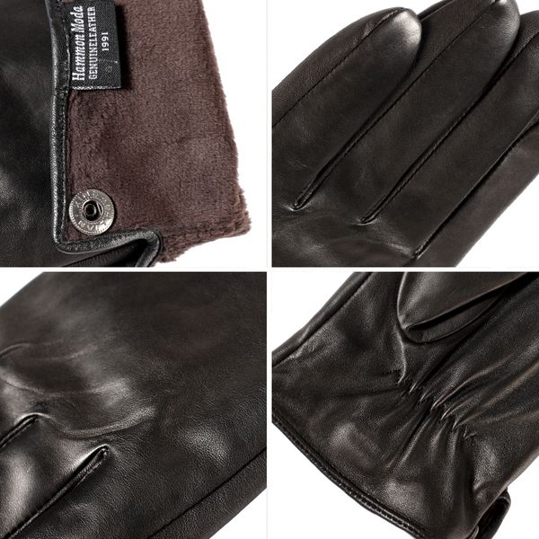 

new winter black mens leather gloves,sheepskin gloves male winter,simple men' leather gloves,high grade men' gloves - 731 201021, Blue;gray