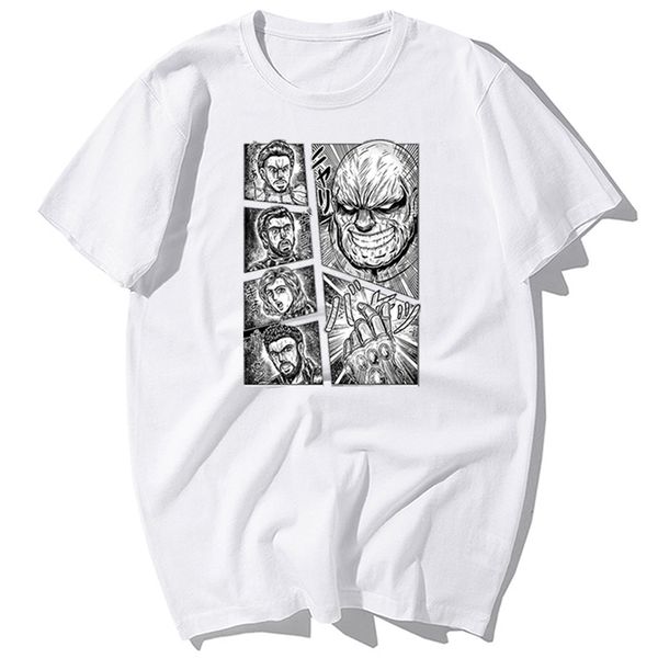 

funny japan style infinity gauntlet print hip hop summer casual short sleeve harajuku streetwear sport hooded sweatshirt hoodie men t shirt