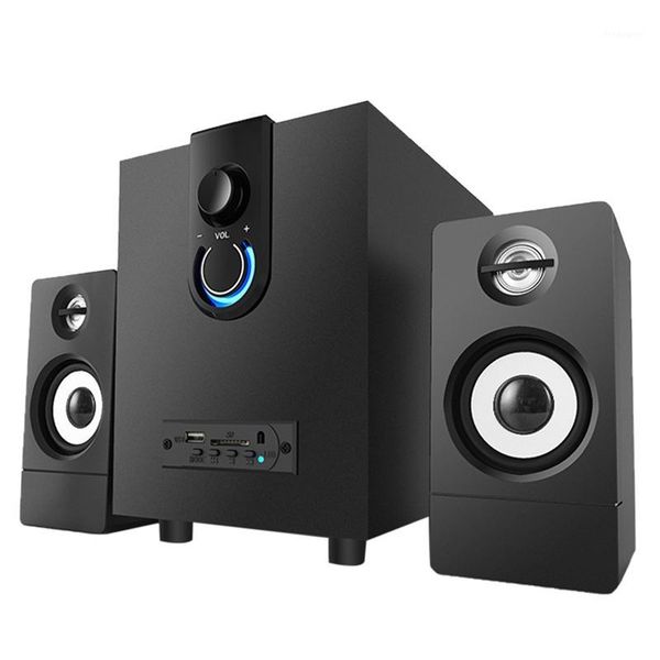 

wooden 2.1 multimedia speaker system super subwoofer bluetooth o usb power notebook speaker1