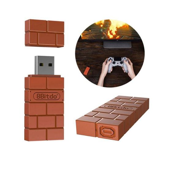 

8bitdo беспроводной bluetooth usb rr адаптер для переключения windows mac raspberry pi switch lite поддержка ps3 xbox one controller