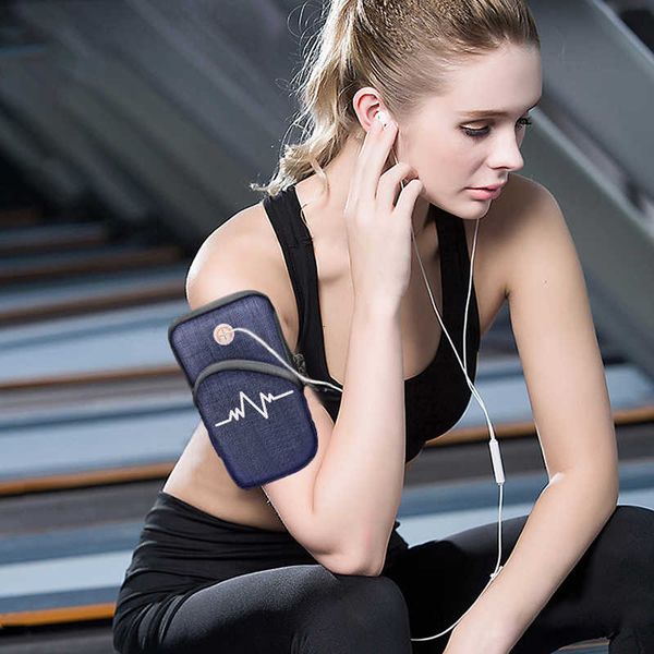 

universal 6'' waterproof sport armband bag running jogging gym arm band mobile phone bag case cover holder for iphone samsung