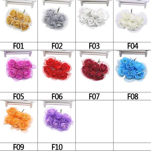 

свадебные розы цветы diy для цветоводства оформление букета 72pcs lot искусственное с мини бисера аксессуары перл пряжа bbyhcn wrhome