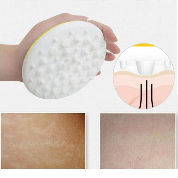 

soft anti cellulite massage brush body slimming spa bath exfoliat, Silver