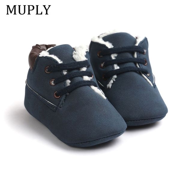 

new casual winter classic baby children keep warm first walkers shoes crib babe sneakers soft soled high boots lj201214