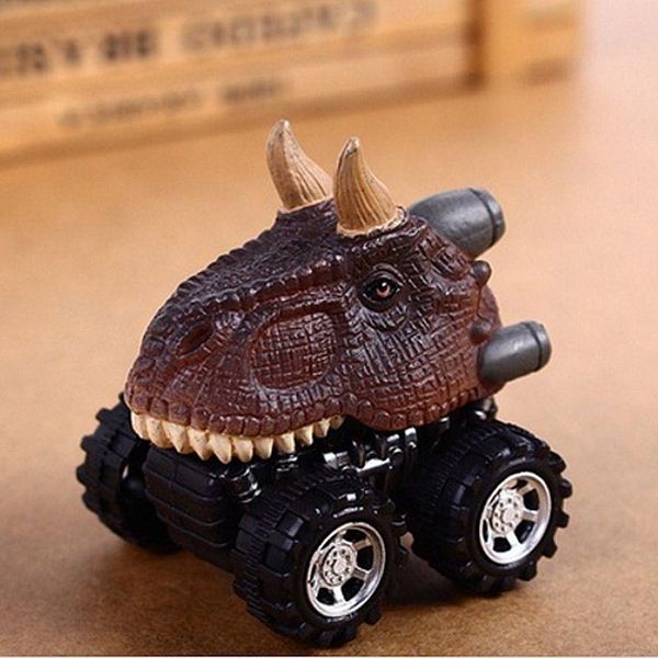 

children's day gift toy dinosaur model mini toy car back of the car gift tatankacephalus