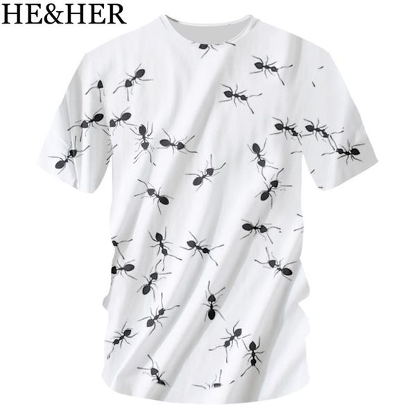 

male ants 3d man 3d print shirts anime harajuku plus size men clothing