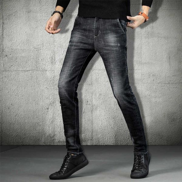 

dmjs1838 new men's jeans pants for spring and summer, Blue