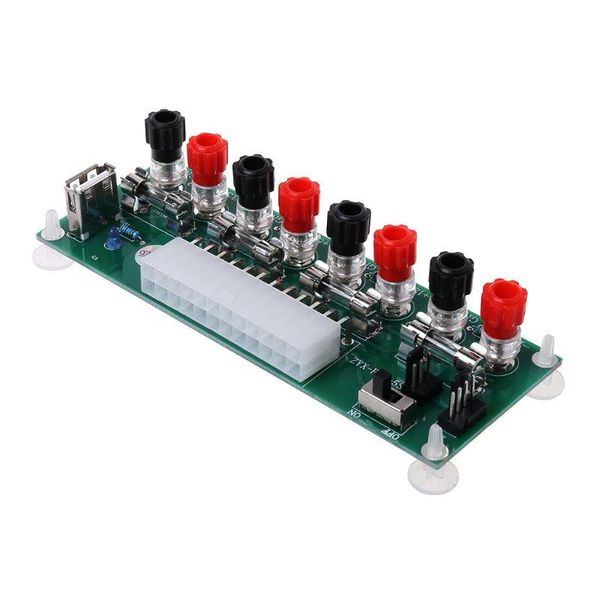 

computer cables & connectors atx benchpower supply electric circuit 24pins breakout board module dc plug connector usb 5v port