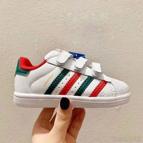 

2020 children superstar shoes original white gold baby kids superstars sneakers originals super star girls boys sports casual shoes grt6c, Black