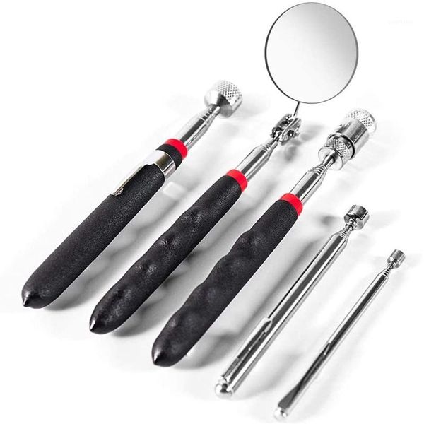 

netic pick-up tool, telescoping netic pickup tool, led light, and round inspection mirror1