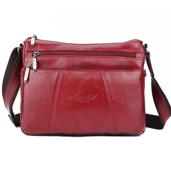 

2020 genuine leather ladies bags female shopping shoulder bags for women handbag casual women's messenger