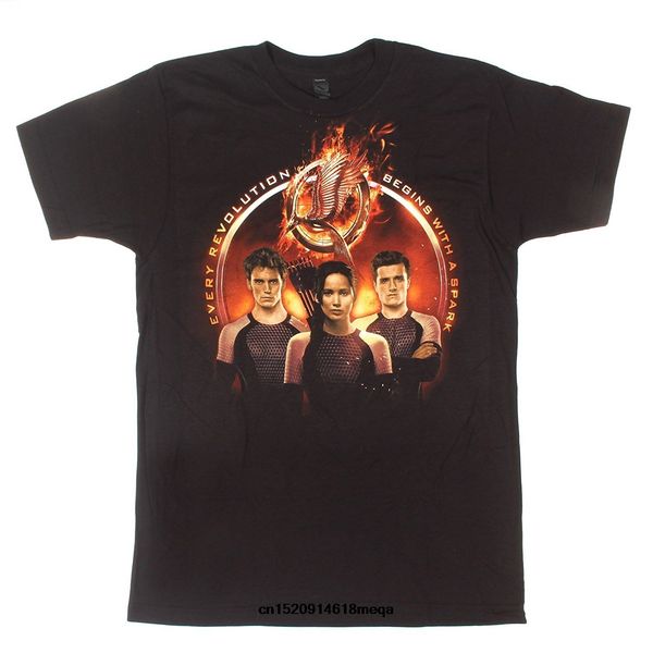 

t shirt fashion men's t-shirt printed t-shirt man the hunger games catching fire golden trio t-shirt sport hooded sweatshirt hoodie