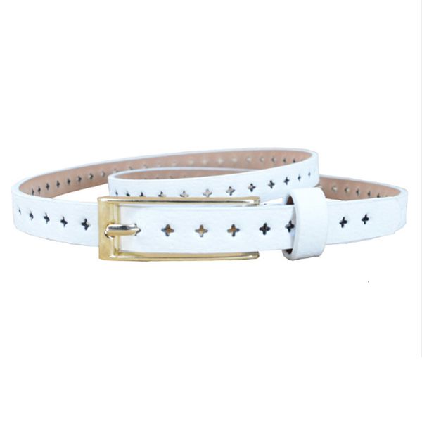 

2021 new female metal woman leather belt pin buckle 9 colors teen student fashion jeans 0j54, Black;brown