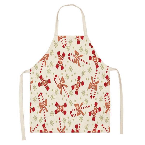 

claus baking pinafores kitchen christmas woman cooking home for bibs cm1007 cotton 1pcs 5365cm apron linen aprons santa bbysqx