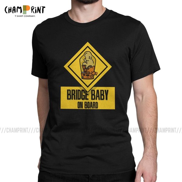 

sport men bridge baby on board t shirt death stranding 100% cotton vintage short sleeve o neck tee shirt 6xl t-shirt