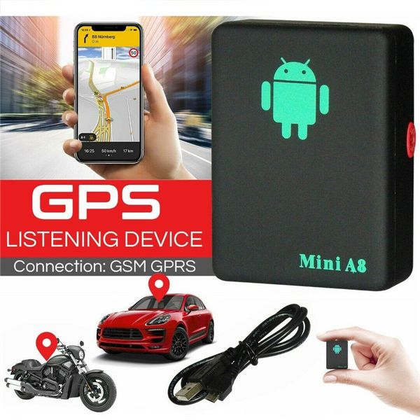 Mini A8 GPS Tracker Auto Kind Echtzeit USB Global GSM/GPRS Locator Tracking Gerät Diebstahlsicher Outdoor für Autos Kinder Ältere Haustiere