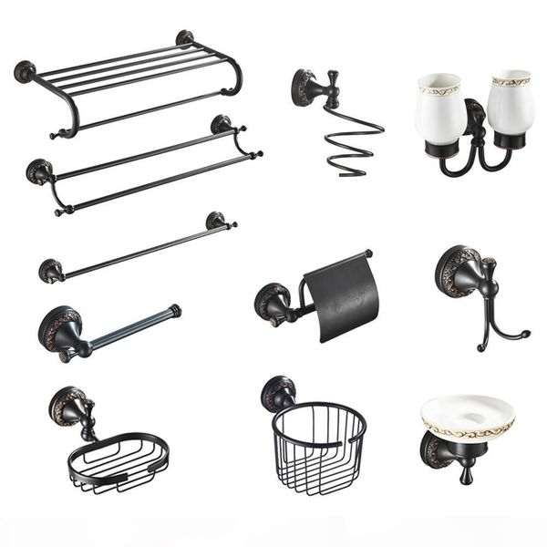 

bathroom hardware sets carved safety handrail soap dish toilet brush holder brass european bathroom accessories set bbyndg lg2010