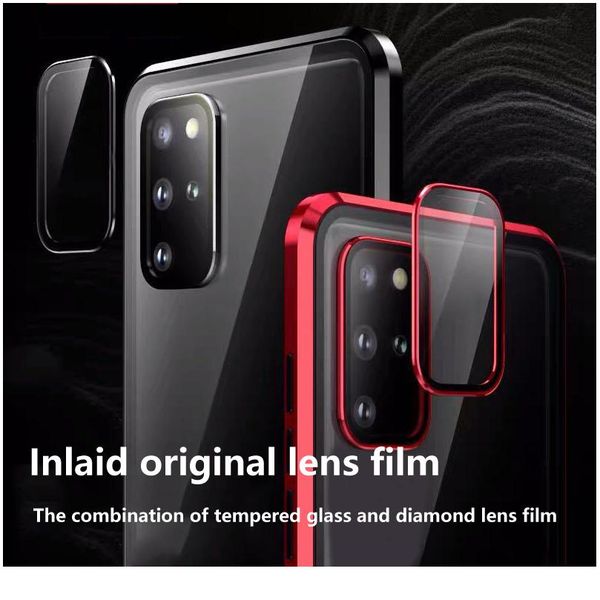 

magnetic metal adsorption double sided glass case for samsung s20 plus ultra cases for samsung note 20 camera protecti bbyvwi