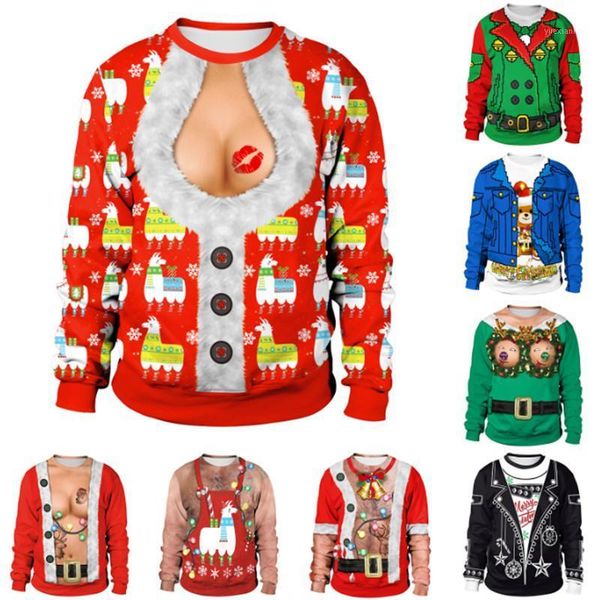 

new listing christmas sweaters santa claus ugly novelty red retro stylish men women long1, White;black