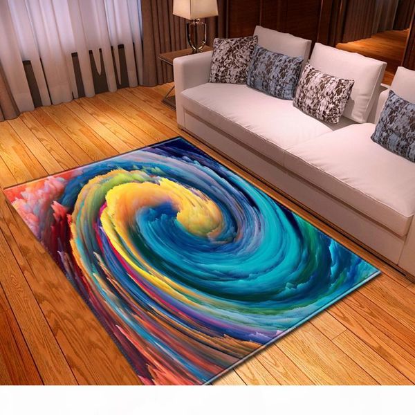 

nordic colorful carpets home decor bedroom soft flannel memory foam dining table mat area rugs carpet for living room