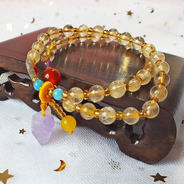 

0fybr amethyst tooth red braceletbraceletsmallfresh and multi circlewith south braceletcrystal mm 6 6 mm bracelet braceletcrystal braceletbr, Golden;silver
