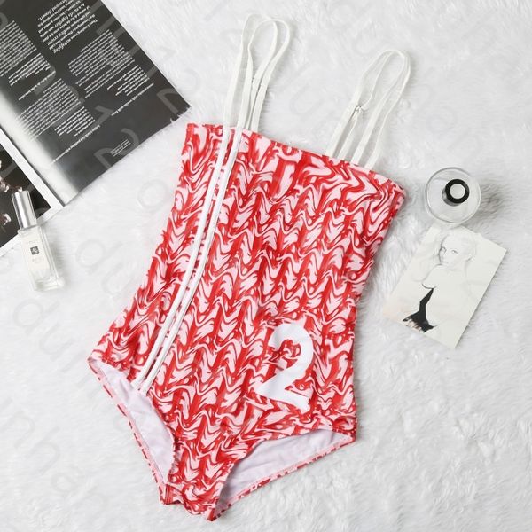 

new one piece printed bikini women's swimsuit bikini, White;black