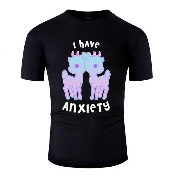 

print breathable i have anxiety personalized letter kawaii pastel goth cool mens streetwear hoodie designers t shirts sweatshirt