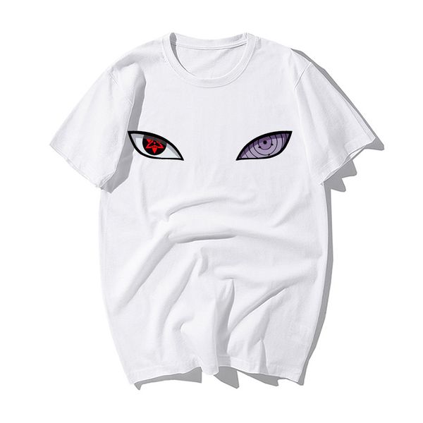 

japanese anime naruto uchiha sasuke eyes tees summer fashion casual hip hop harajuku streetwear hooded sweatshirt hoodie men t shirt