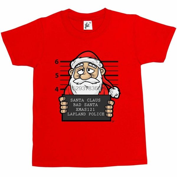 

bad santa lapland police mugsof santa claus kids boys girls t-shirt sport hooded sweatshirt hoodie
