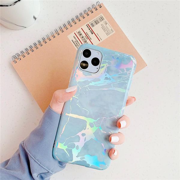 

flykylin luxury laser marble case for iphone 11 pro x xs max xr 7 8 6 6s plus se 2020 ring stand wmtpzj yyysports