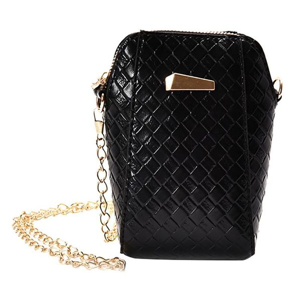 

bags for women 2020 fashion wild simple messenger bag for grils women chain weave leather crossbody bag handle phone bags k527