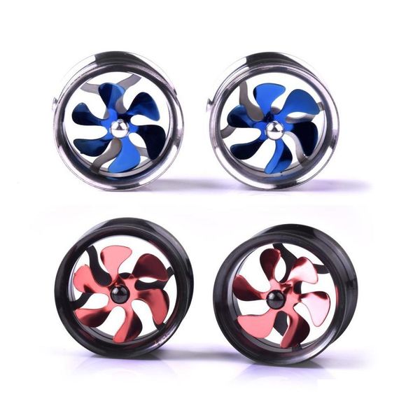 

2018 new stainless steel windmill ear plugs tunnels fan ear expansion piercing jewelry accessories mix colors yybza, Silver