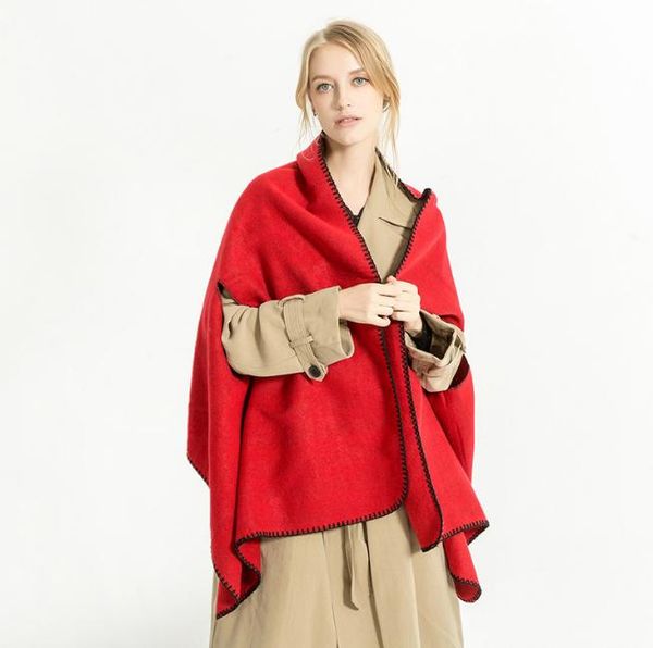 

scarves 180*60cm cashmere imitation shawl scarf autumn winter men foulard square hijab ladies wrap muffler pareo female, Blue;gray