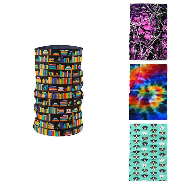 

новизна пробки горлового кольца головной убор 3d бесшовная маска магия спорта хиджаб шарф бандана печатных микрофибры трубчатые bbyjgp bdeho, Black