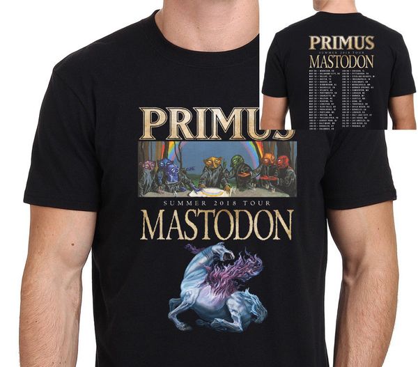 

primus & mastodon summer tour 2018 men's black size s 3xl summer fashion men base shirt hoodie designers t shirts sweatshirt