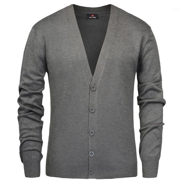 

men knit coats long sleeve v-neck button-placket solid color soft comfortable sweaters male knitwear cardigan outwear1, White;black
