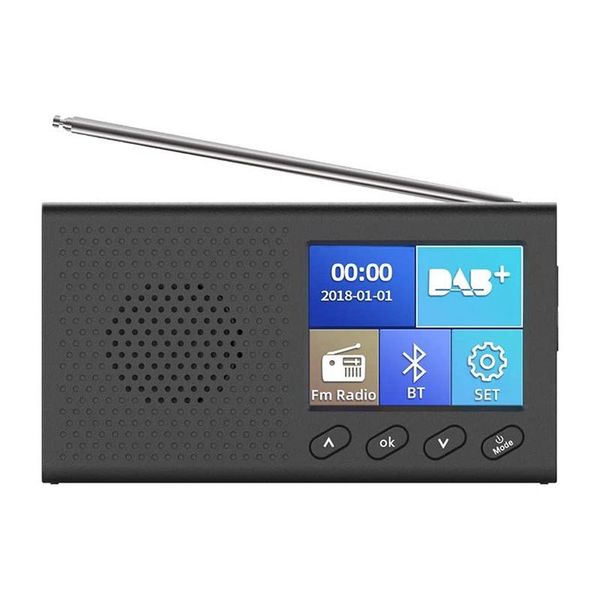 

dab радио с 2,4-дюймовый цветной жк-sn перезаряжаемый ручной цифровой fm dab mp3-плеер цифровой тюнер broadcast