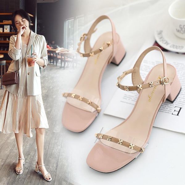 

2021 rivet high heels women's shoes ladies party shoes ladies high heels wedding fashion1, Black