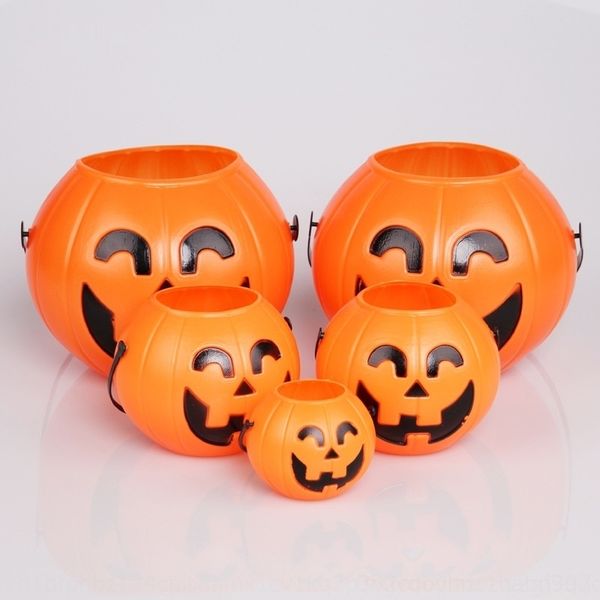 

gojaq tingzhi halloween bucket hand sound out luminous pumpkin pumpkin lantern string skull lantern string bat lamp glow hollowed inefk