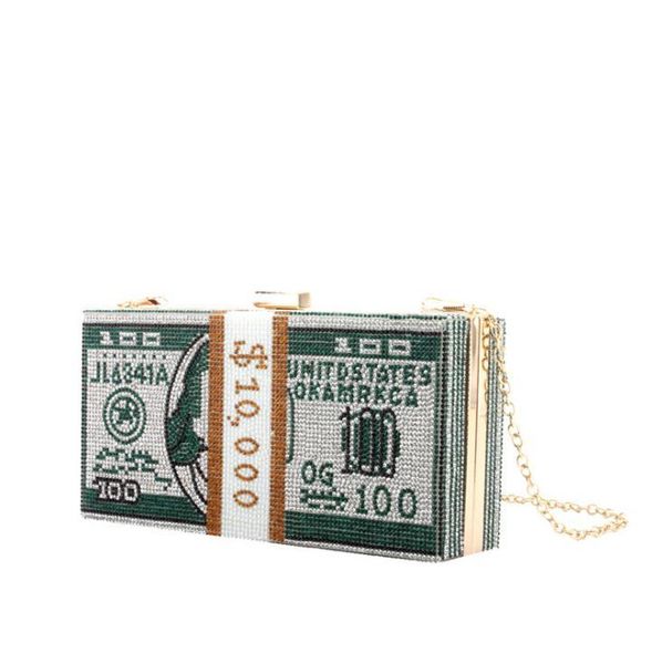 

2020 the new dollar bags luxury diamond evening bags party purse clutch wedding dinner purses and handbags