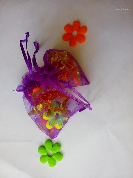 

gift wrap 15*20cm 300pcs dark purple organza bag christmas drawstring jewelry packaging bags for gift/candy/wedding/party yarn1