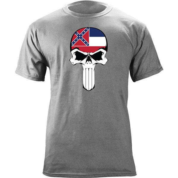 

original mississippi state flag skull t-shirt brand clothing tee shirt sport hooded sweatshirt hoodie