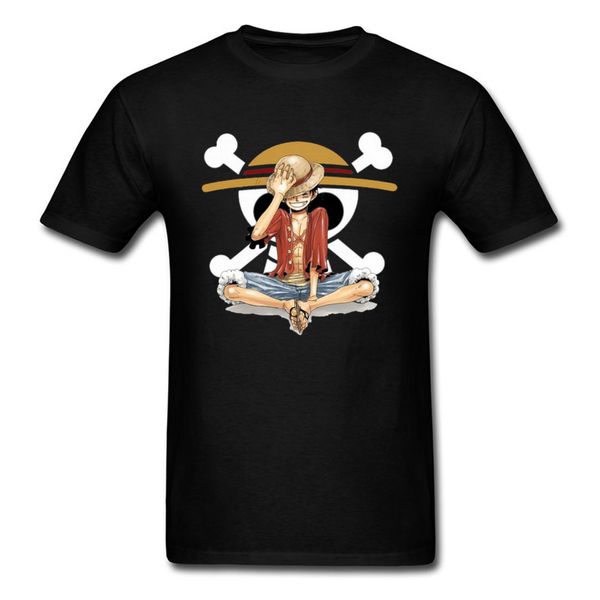 

pirate king for male one piece mens tshirt luffy straw hat logo vintage skull streetwear wholesale hooded sweatshirt hoodie men t shirt