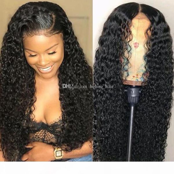 

lace front wigs pre plucked water wave brazilian lace front human hair wigs with baby hair 130% density for black women, Black;brown