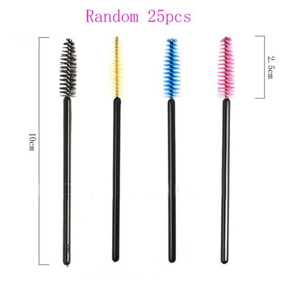

50pcs eyelashes extension disposable makeup eyebrow brush mascara wand applicator eye lashes cosmetic brush set makeup tool yxlmui