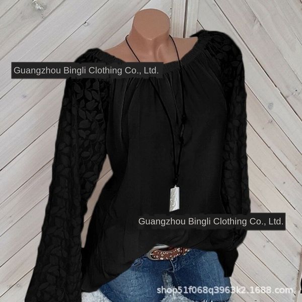 

jlbgo fashion 2019 summer t-shirt loose temperament cotton pulloverstr collar street women's fashion 2019 summer pullover pullovert-shi, White
