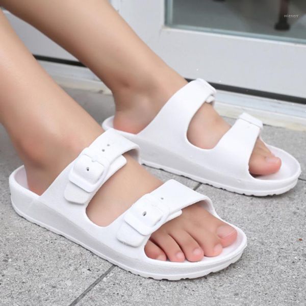 

padegao women's slippers outdoor wear stylish wild summer beach shoes with adjustable buckle go out lightweight slippers pdg9311, Black